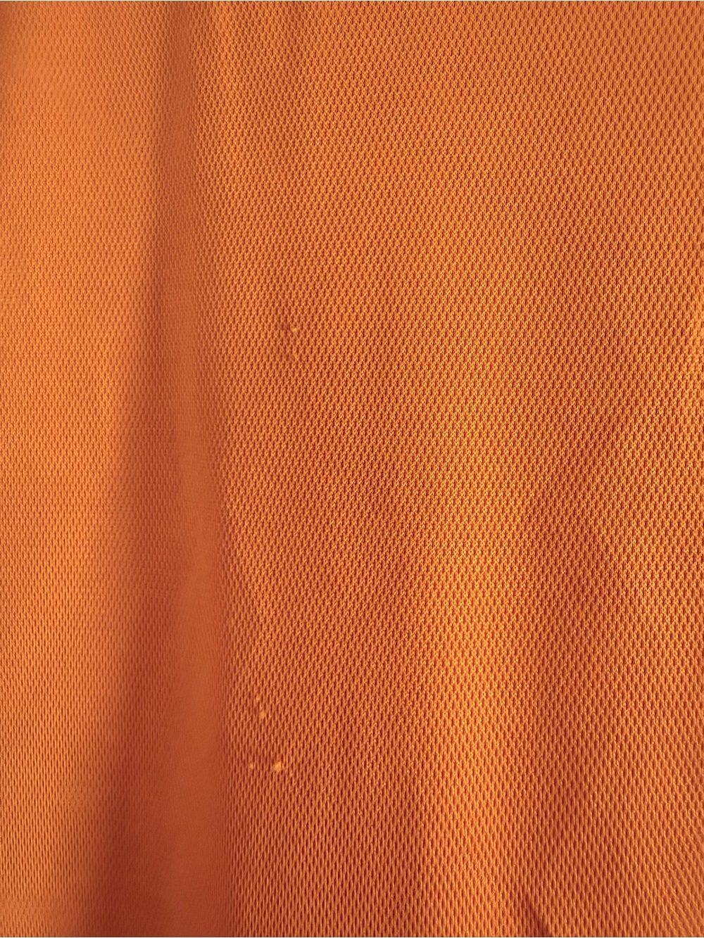 STARTER Orange Polo with White Chest Stripe and 'T' Embroidery - Picture 7 of 7